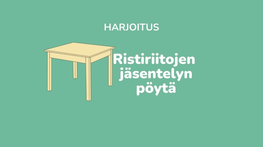 Risitriitojen jäsentelyn pöytä